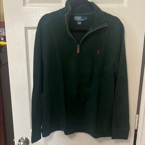 Polo by Ralph Lauren Green Zip Up Sweater